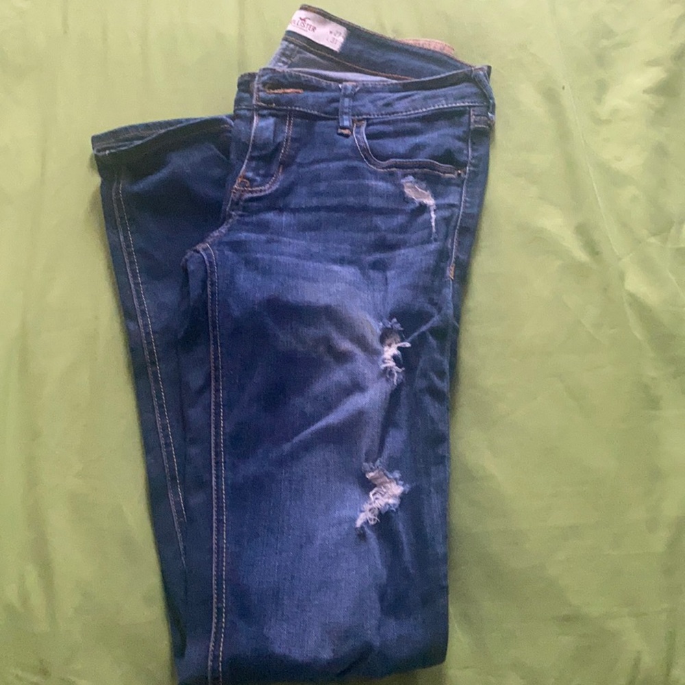 Hollister rip jeans